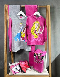 Conjunto de Moletom Infantil Liga Confortável Meninas