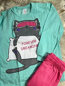 Conjunto de Moletom Infantil Meninas Enjoy