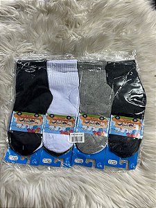 Kit com 12 Pares de Meia Infantil Meninos