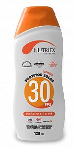 PROTETOR SOLAR NUTRIEX FPS 30 PROFISSIONAL 120ml