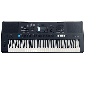 Teclado Yamaha PSR E473 Arranjador + Capa + Suporte + Pedal