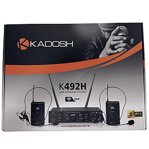 Microfone Kadosh K-492HH Duplo Sem Fio Original