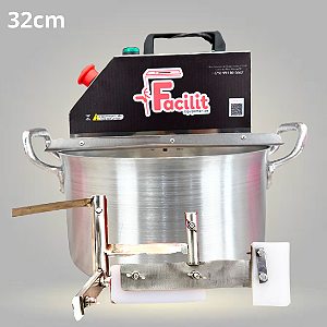 Função Doces e Salgados 32cm Prata Panela Mexedeira Facility