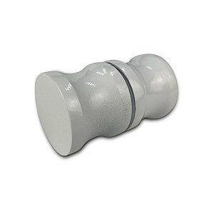 Puxador Grande Para Box Banheiro Vidro Aluminio Branco De Metal