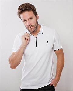 Comprar Camisa polo malha piquet com elastano- chumbo - WM9042 - R