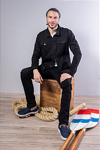 Calça De Sarja 5 Bolsos Masculina