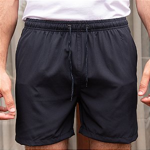 Short Liso Elastano Com Forro Masculino