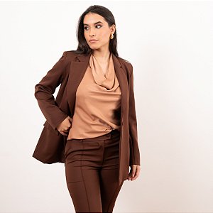 Blazer Alfaiataria Oversized Feminino