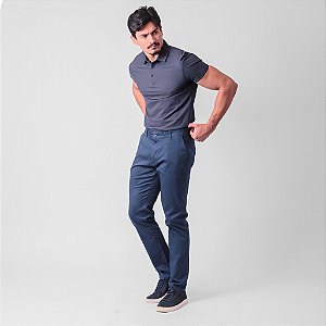 Calça Sarja Slim Texturizada Masculina