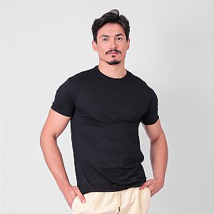 Camiseta Gola Redonda Texturizada Masculina