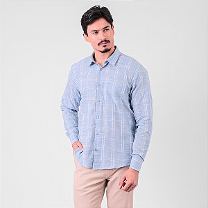 Camisa Manga Longa Algodão Premium Fine Masculina