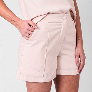Short Bolso Faca Com Botão Forrado Feminino