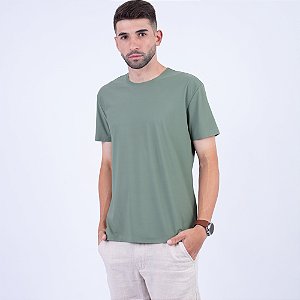 Camiseta Tech Manga Curta Decote Redondo Masculina