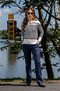 Blusa Tricot Náutica Feminina