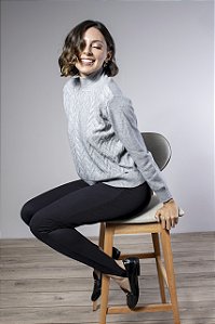 Calça Legging Fusô Feminina com Pezinho