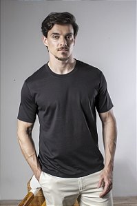 Camiseta Manga Curta Masculina Gola Redonda