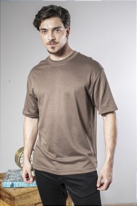 Camiseta Masculina Ampla Decote Redondo
