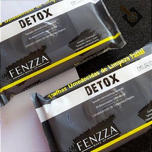 Lenços Umedecidos Demaquilante Detox - Fenzza Make Up