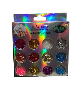 Glitter Flocado Cor 3 - Caixa Com 12 Unidades