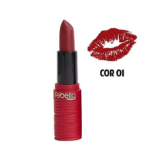 Batom Lip Matte Cors Febella - Cor 1