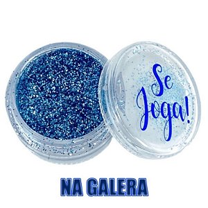 Glitter Azul Se Joga Na Galera - Face Beautiful