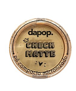 Pó Compacto Micronizado Check Matte COR 01 - DAPOP