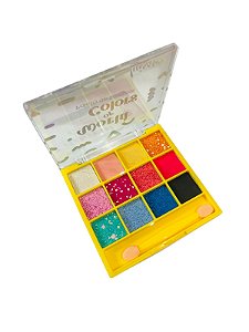 Paleta de Sombras World Of Colors  COR B  - Luisance