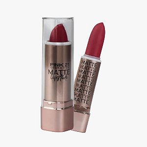 Batom Matte Lipstick Cor 1 - Pink 21