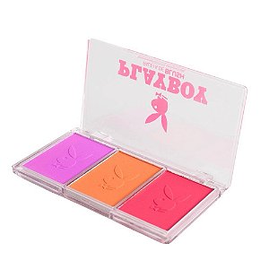 Paleta de Blush Cores Intensas Cor C1 - Playboy