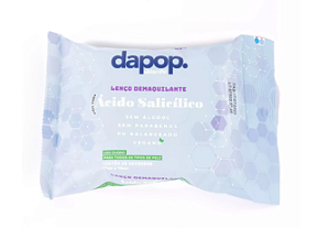 Lenço Demaquilante Com Acido Salicílico - DAPOP