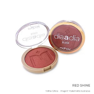 Blush Compacto Dia a Dia Mahav - Cor Red Shine