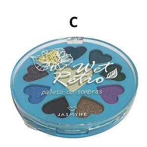 Paleta de Sombras Wet Retro Cor C - Jasmyne