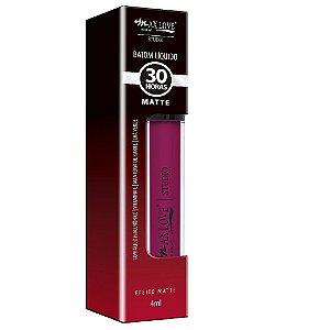 Batom Líquido Matte 30 Horas Cor 606 - Max Love