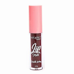 Batom Lip Matte Smooth Feeling Febella - Cor 01