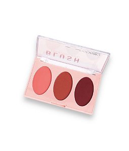 Trio de Blush Profissional Febella - Cor B