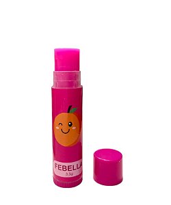 Lip Balm Infantil Frutas Febella - Cor 6 Laranja