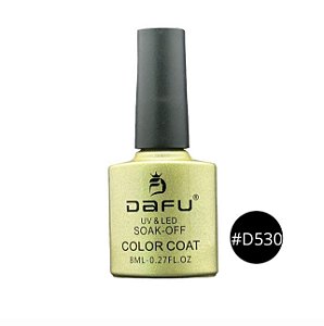 Esmalte em Gel Color Coat Caixa Rosa com Estrela Dafu - Cor D530