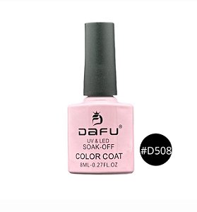 Esmalte em Gel Color Coat Caixa Rosa com Estrela Dafu - Cor D508