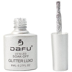 Esmalte em Gel Glitter Luxo Caixa Com Brilho Dafu - Cor #01