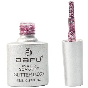 Esmalte em Gel Glitter Luxo Caixa Com Brilho Dafu - Cor #07