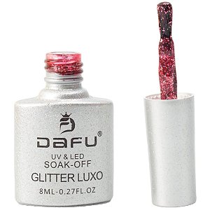 Esmalte em Gel Glitter Luxo Caixa Com Brilho Dafu - Cor #10