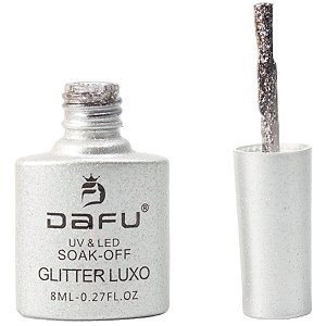 Esmalte em Gel Glitter Luxo Caixa Com Brilho Dafu - Cor #12
