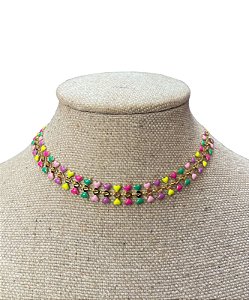 Choker Folheado a Ouro - A14