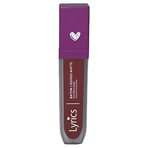 Batom Líquido Matte Alta Pigmentação Cor 6 - Lyrics
