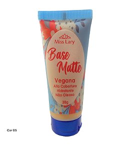 BASE MATTE VEGANA ALTA COBERTURA COR 05 - Miss Lary