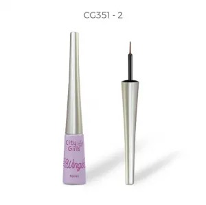 Delineador Wings MARROM(2)  - CIty Girls