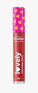 Batom Líquido Matte Vegano Lovely A06 - Face Beautiful