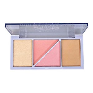 Paleta de Blush e Iluminador Feels Mood 01 - Ruby Rose