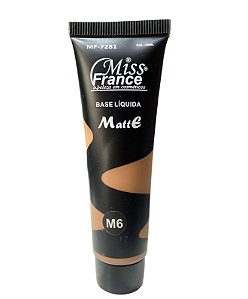 Base Líquida Matte Cor M6 - Miss France