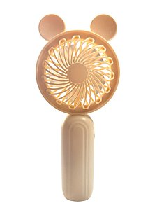 Mini Ventilador Portátil - Salmão(Orelhinha)